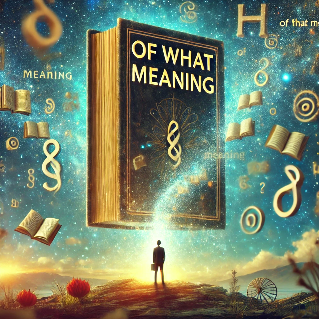 "Of What Meaning" का अर्थ क्या है? 1 Of What Meaning
