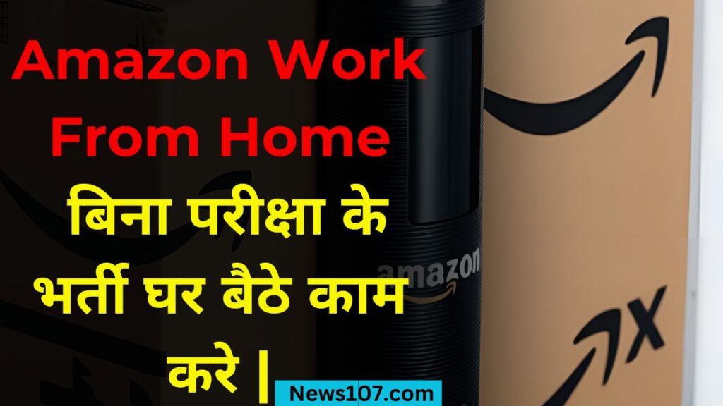 Amazon Work from Home Job 2025: बिना परीक्षा के भर्ती घर बैठे काम करे | 1 amazon work from home 1